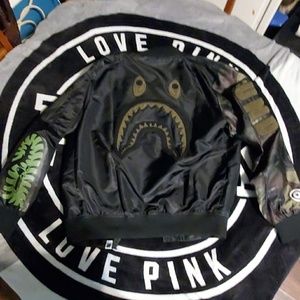 Bape undefeated bomber jacket